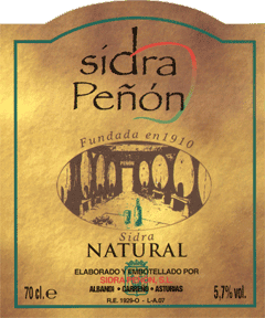 Sidra Natural Peñon